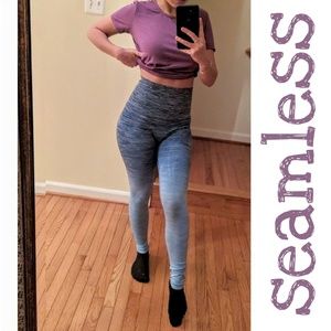 High Waisted Seamless Ombre Leggings